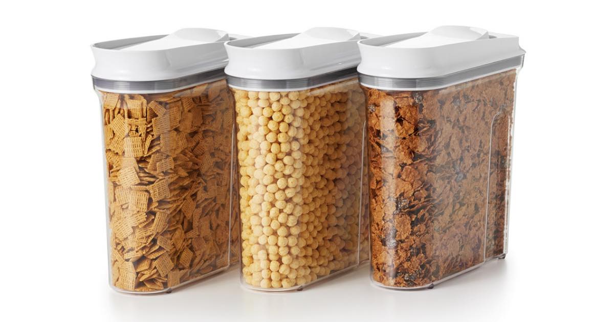 oxo cereal dispenser set