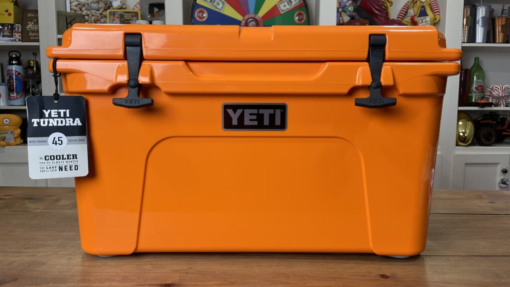 yeti cooler orange x