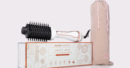 Angelica White in Volumizing Dryer Blowout Brush