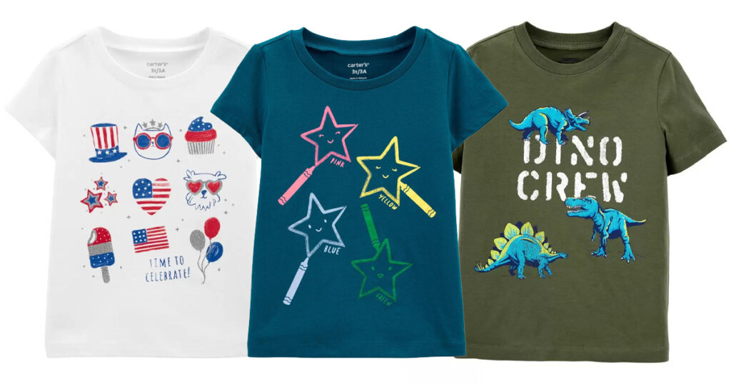 Carters Kids tees