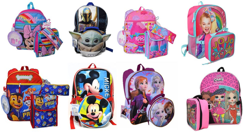 Character back packs
