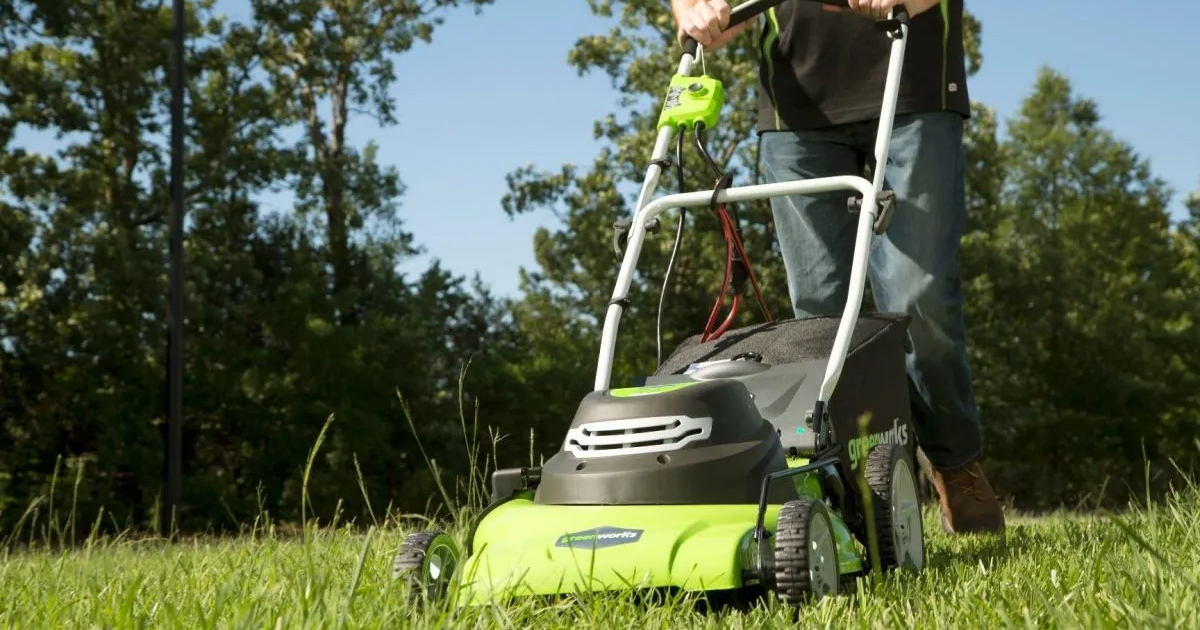 Greenworks Corded Mower