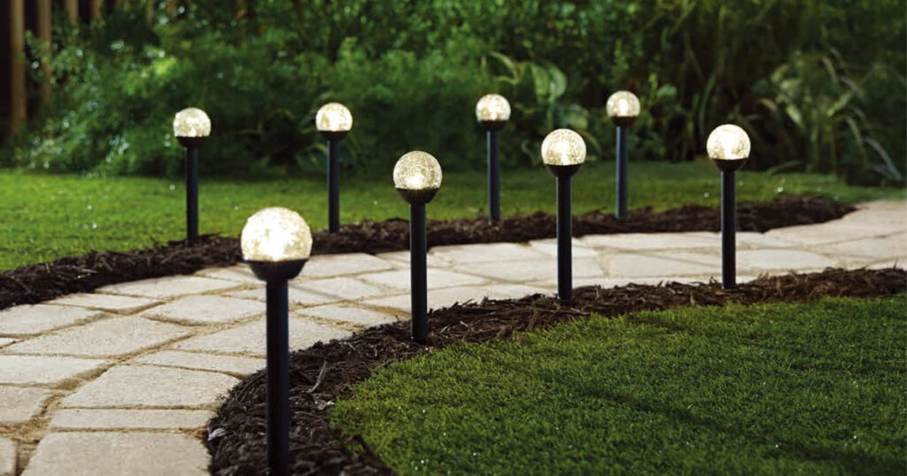 Mainstays Outdoor Solar Powered LED Path Lights