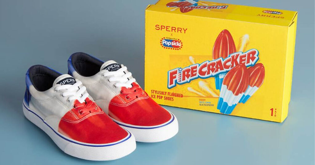 Mens Sperry x Popsicle® Firecracker® Striper II CVO Sneaker