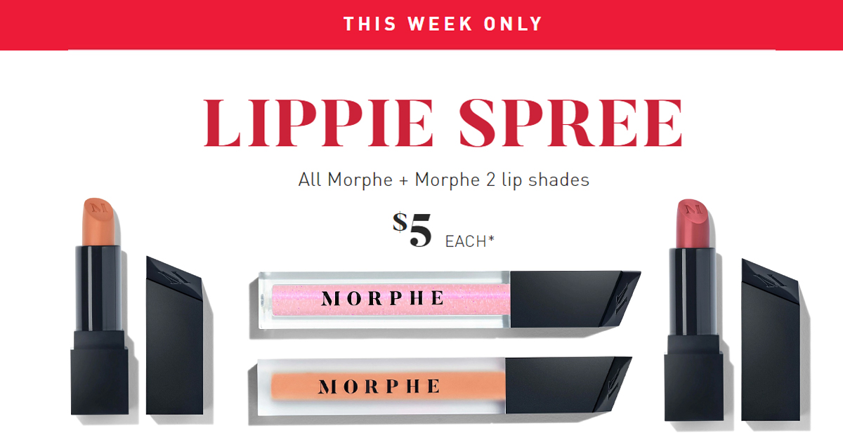 Morphe Lip Sale