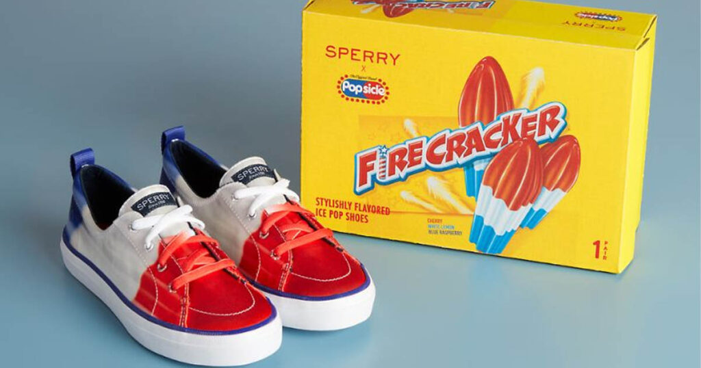 Womens Sperry x Popsicle® Firecracker® Crest Vibe Sneaker
