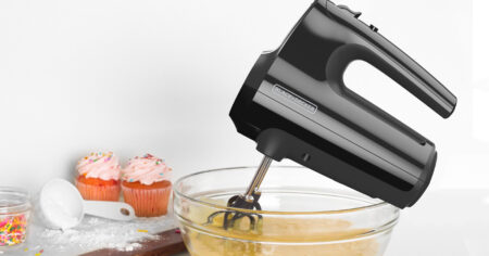 BLACKDECKER Helix Performance Premium Hand Mixer Speed Mixer Black