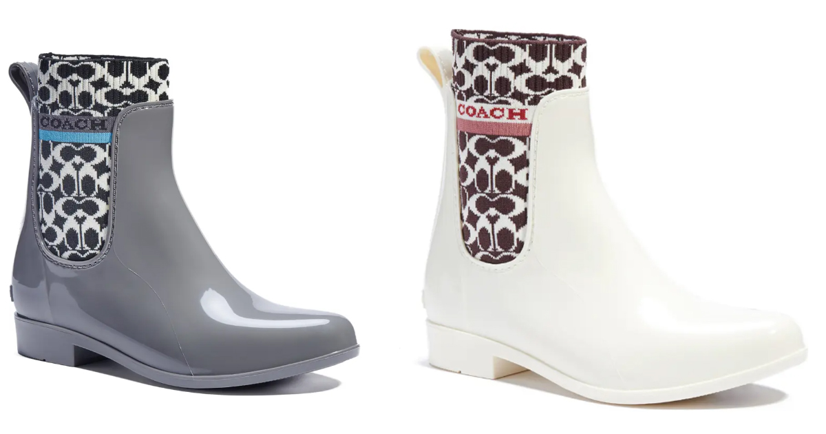 COACH RAIN BOOTS