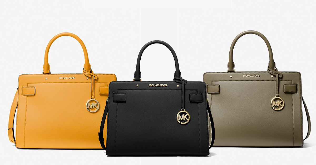 Michael Kors Rayne Medium Saffiano Leather Satchel
