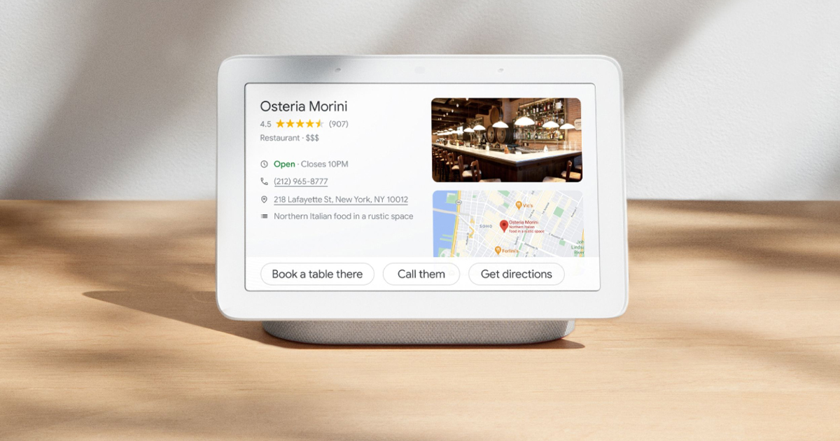 Nest Hub Smart Display with Google Assistant