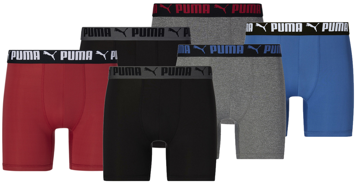 PUMA MENS BOXER BRIEFS PACK