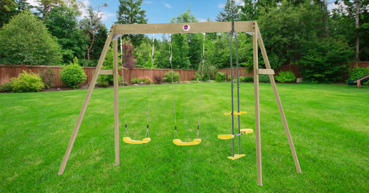 Plum Play Wooden Double Swing and Glider