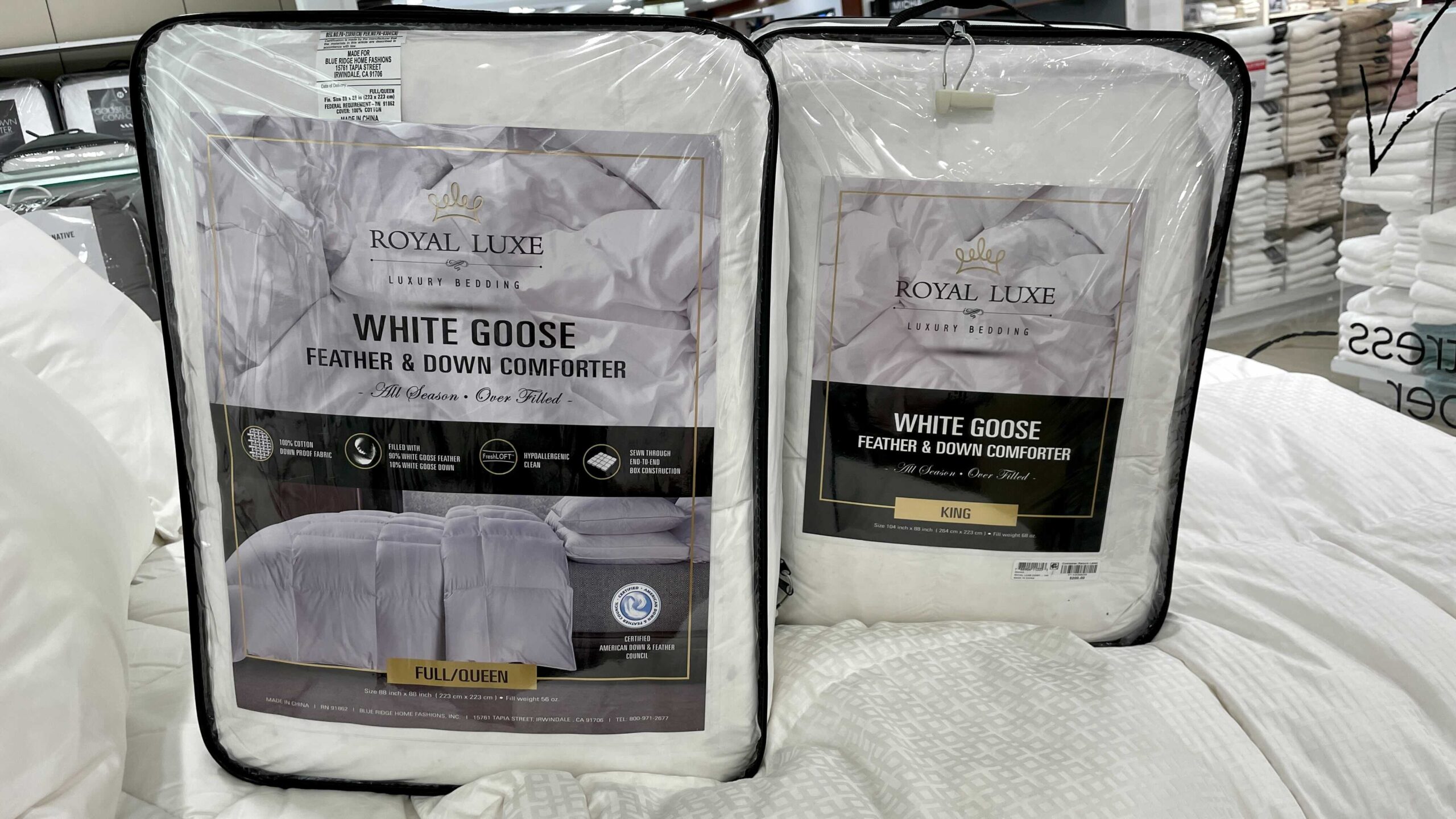 Royal Luxe Goose Down Comforter scaled