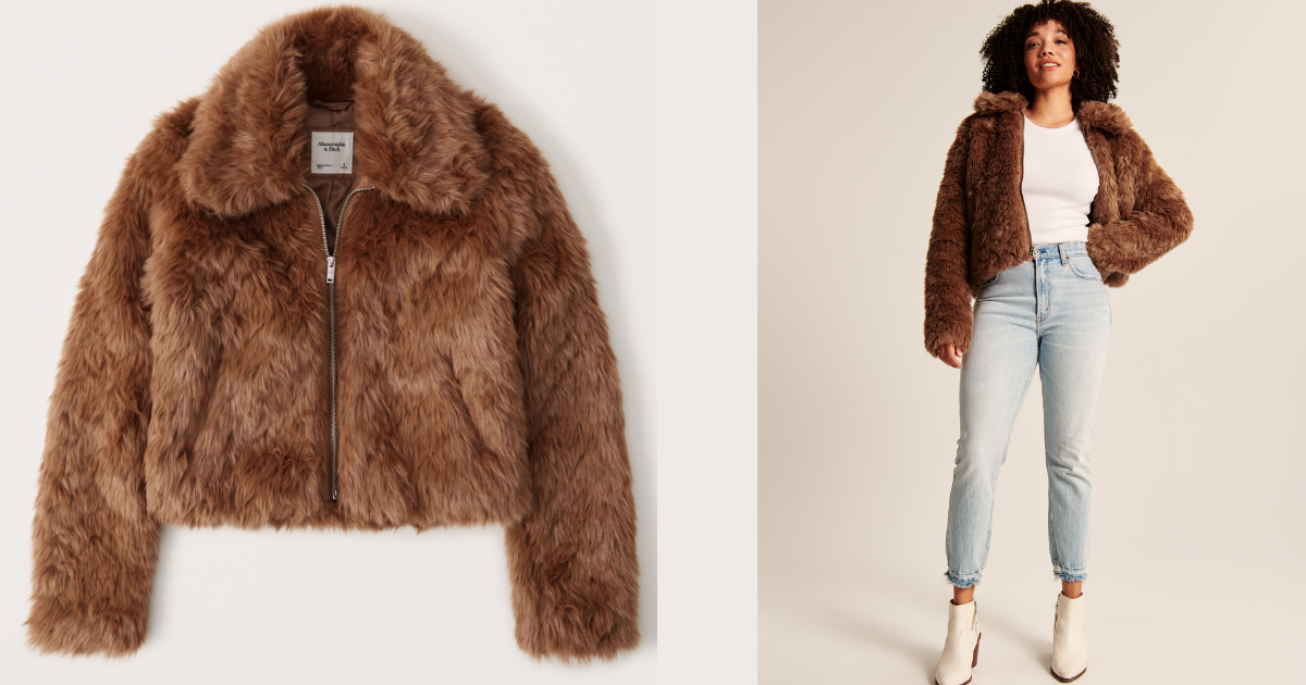 faux throw jacket ab