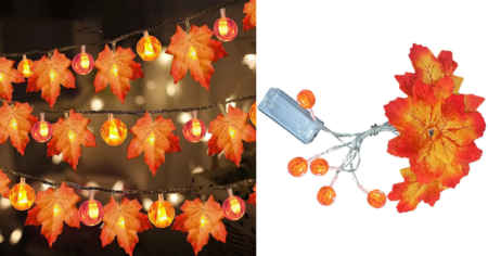 pumpkin string lights