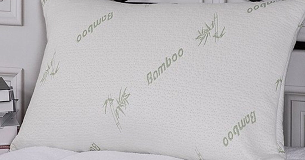 Bamboo Memory Foam Pillow Set of Two