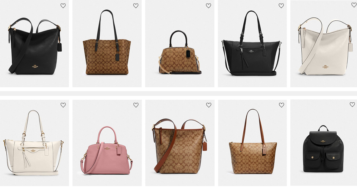 COACH NEW PRICE DROPS