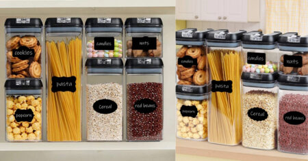 Cheer Collection Food Storage Container Set of
