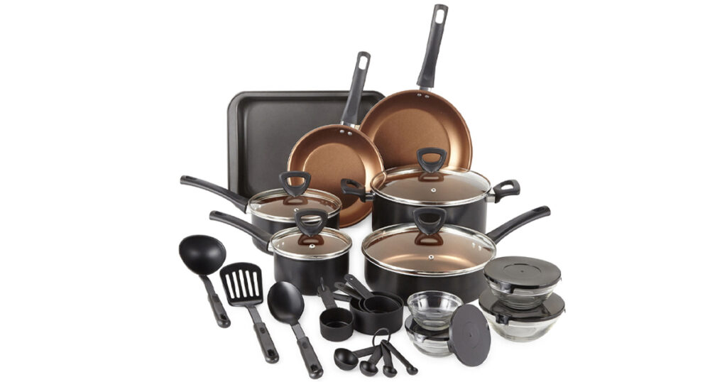 Cooks pc Aluminum Non Stick Cookware Set