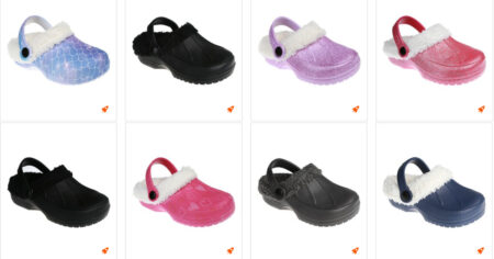 Fleece Lined Kids Clogs