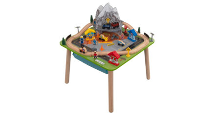 KidKraft Rocky Mountain Wooden Train Set Table
