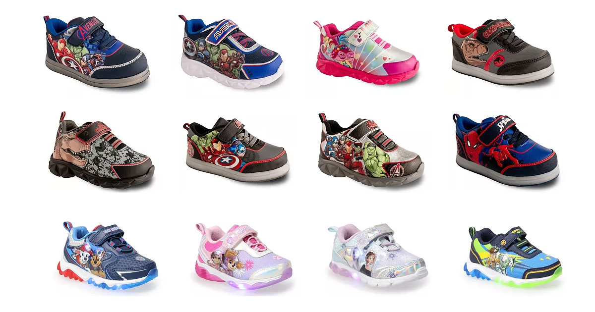 Kids light up sneakers