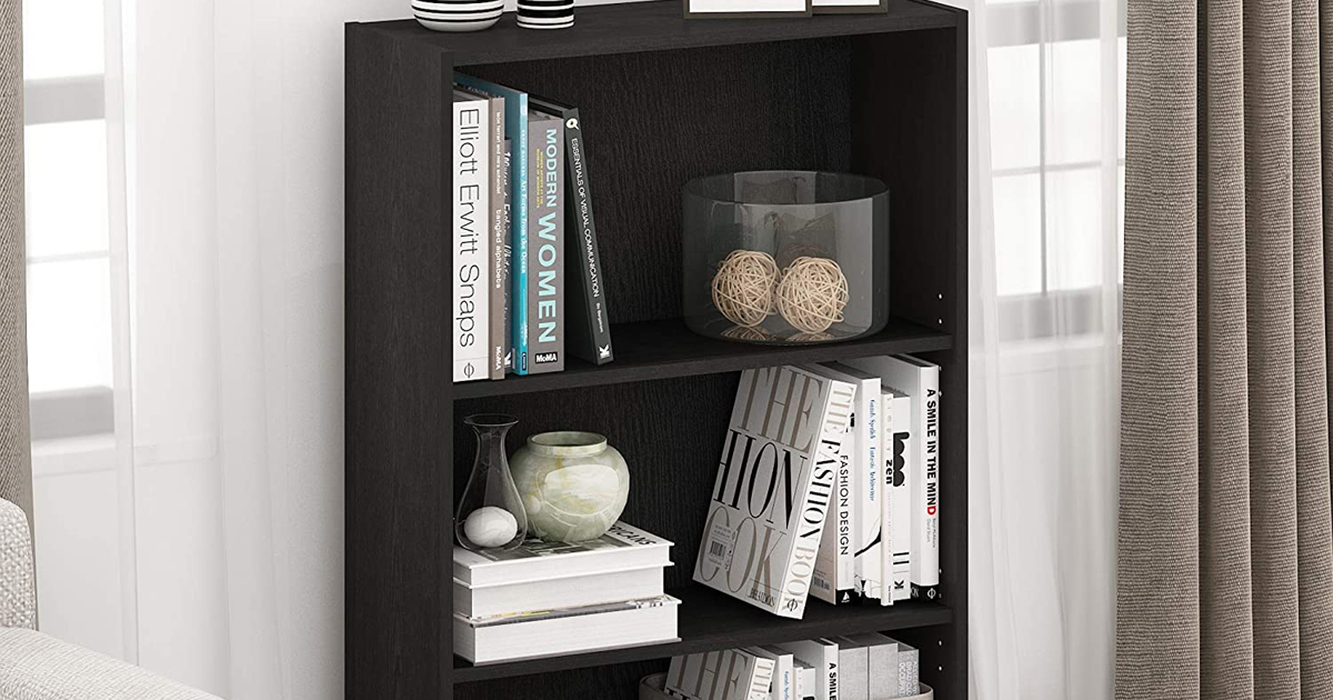Simple Home Tier Adjustable Shelf Bookcase