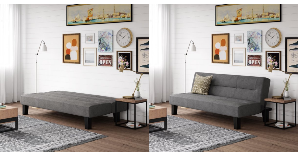kebo futon in gray