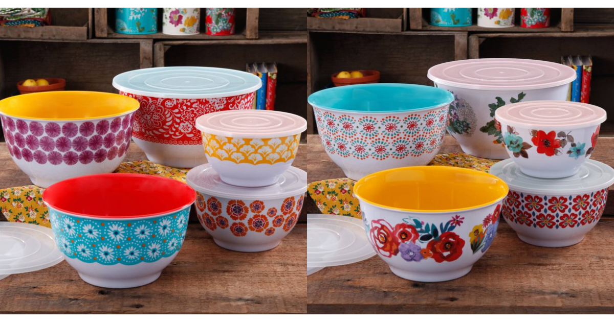the pioneer woman mixing bowl set