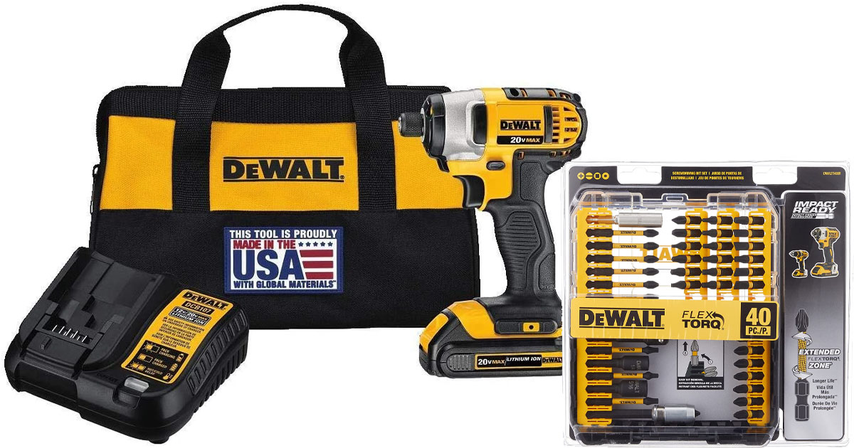 DEWALT DCF C V Max Impact Driver Kit