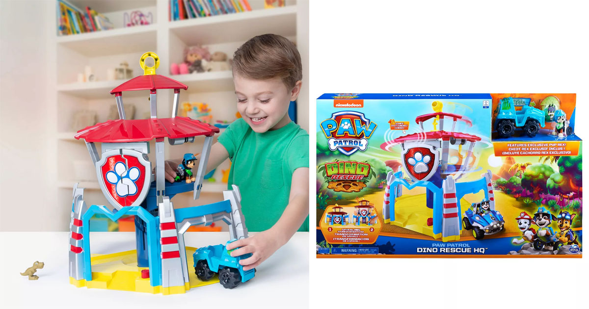 PAW Patrol Dino Rescue Headquarters Playset