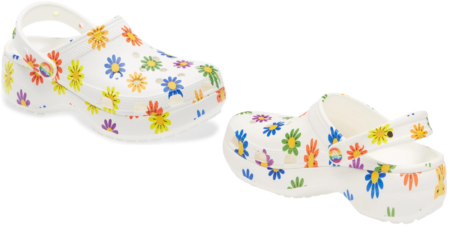 crocs floral