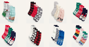old navy socks christmas