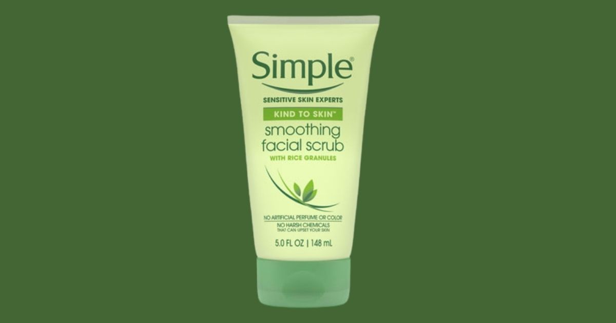 simple face scrub sample
