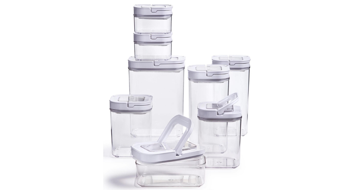 Pc Plastic Food Storage Container Set