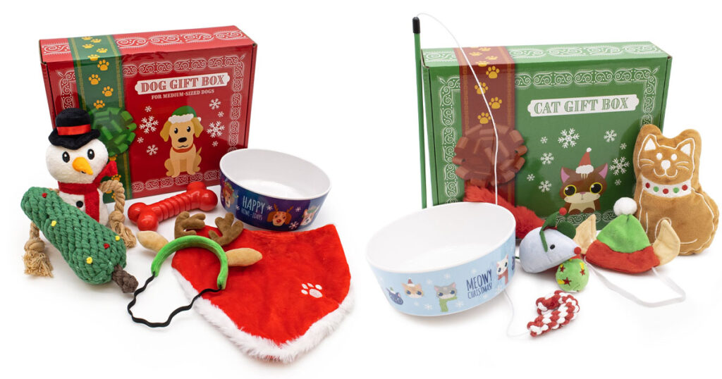 CAT AND DOG HOLIDAY BOX