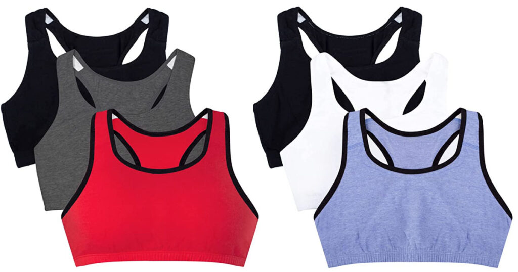 Fruit of the Loom Womens Built Up Tank Style Sports Bra