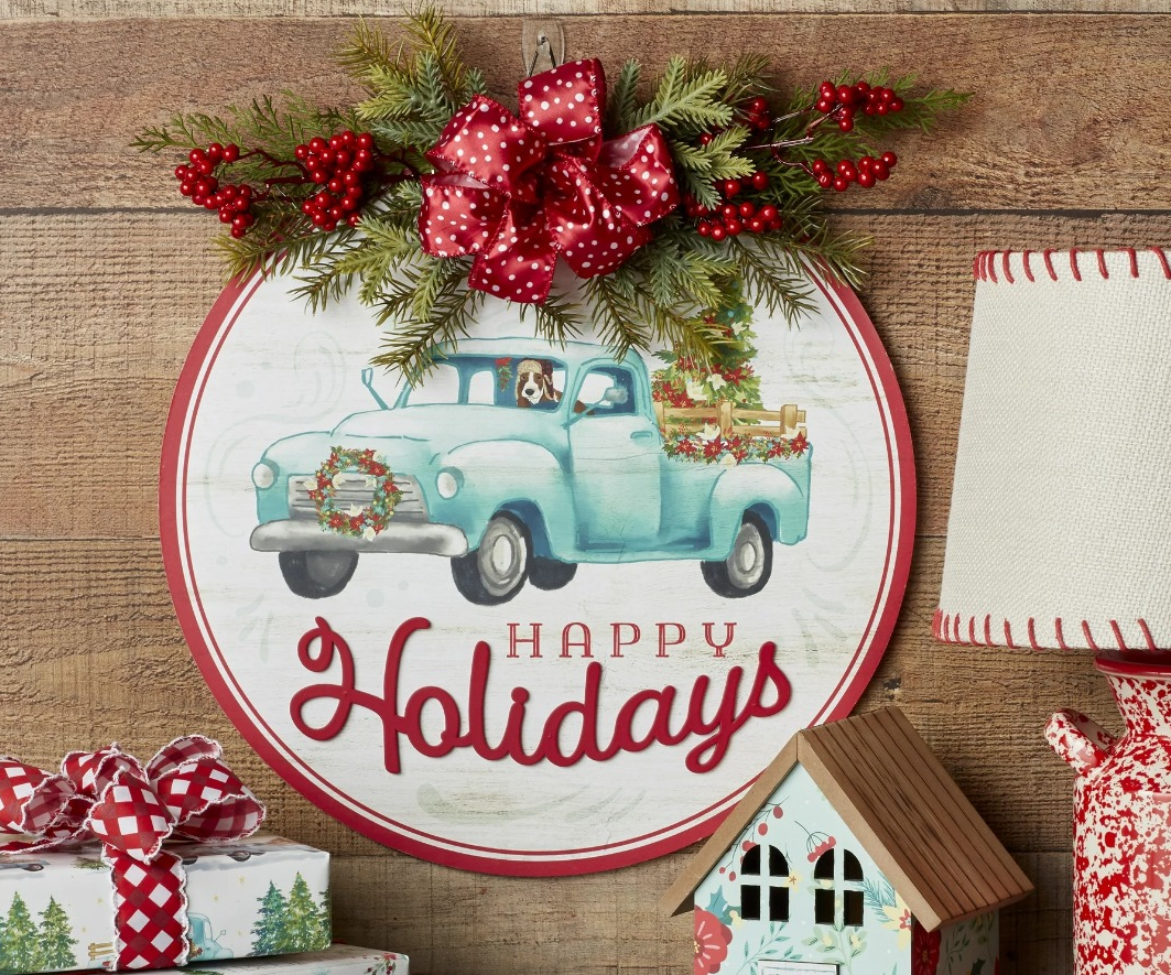 The Pioneer Woman Round Hanging Sign