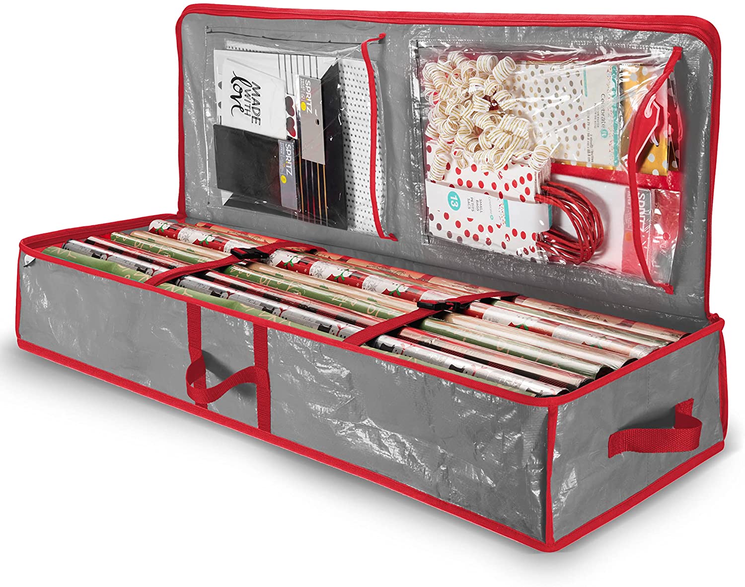Underbed Gift Wrap Organizer