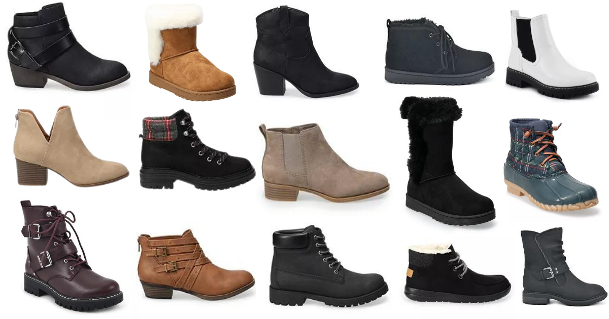 kohls boots