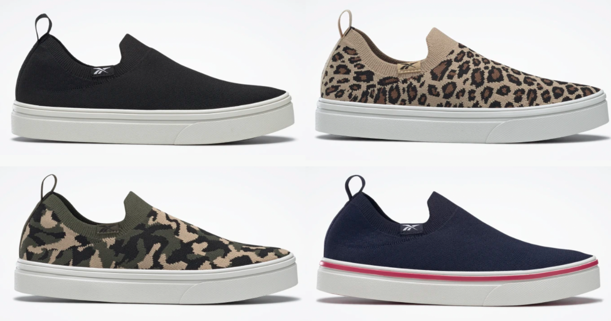 reebok slip ons