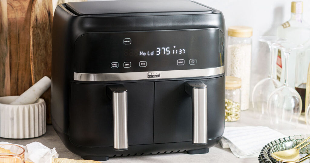Bella Pro Series qt Digital Air Fryer with Dual Baskets