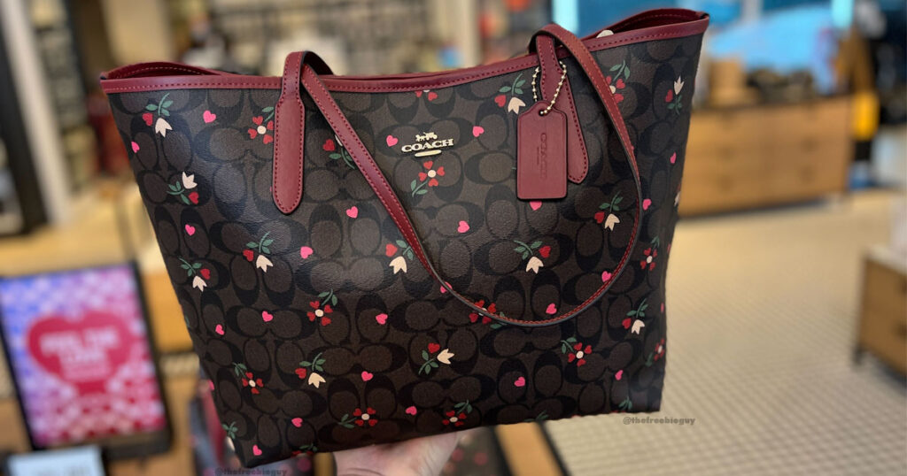COACH VALENTINES TOTE