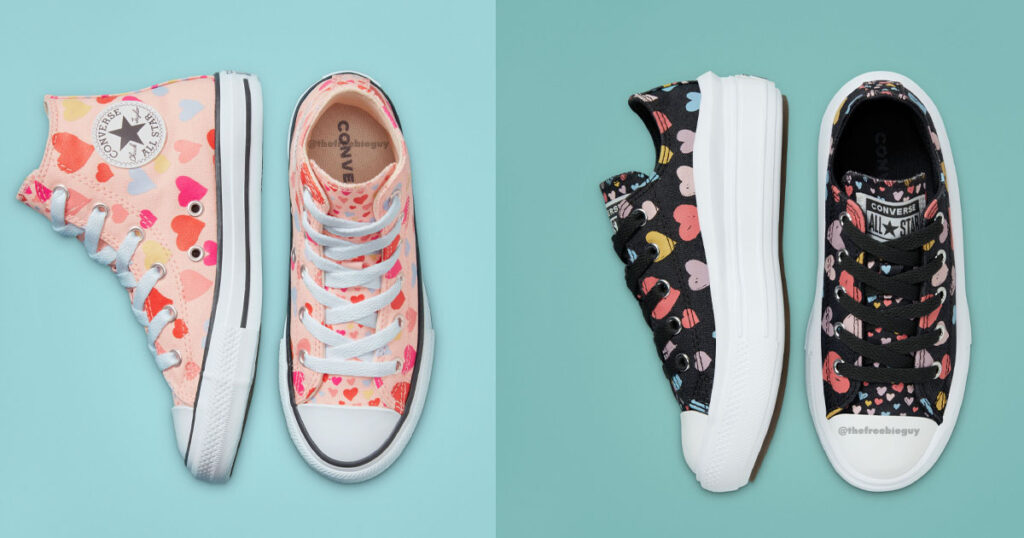 Converse Kids Hearts Sneakers