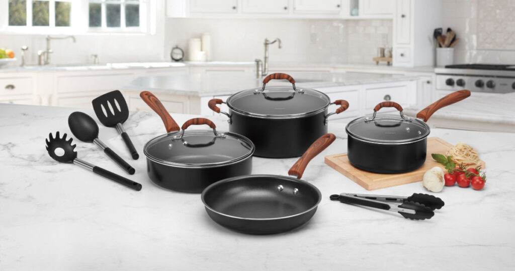 Cuisinart Aluminum Nonstick Piece Cookware Set