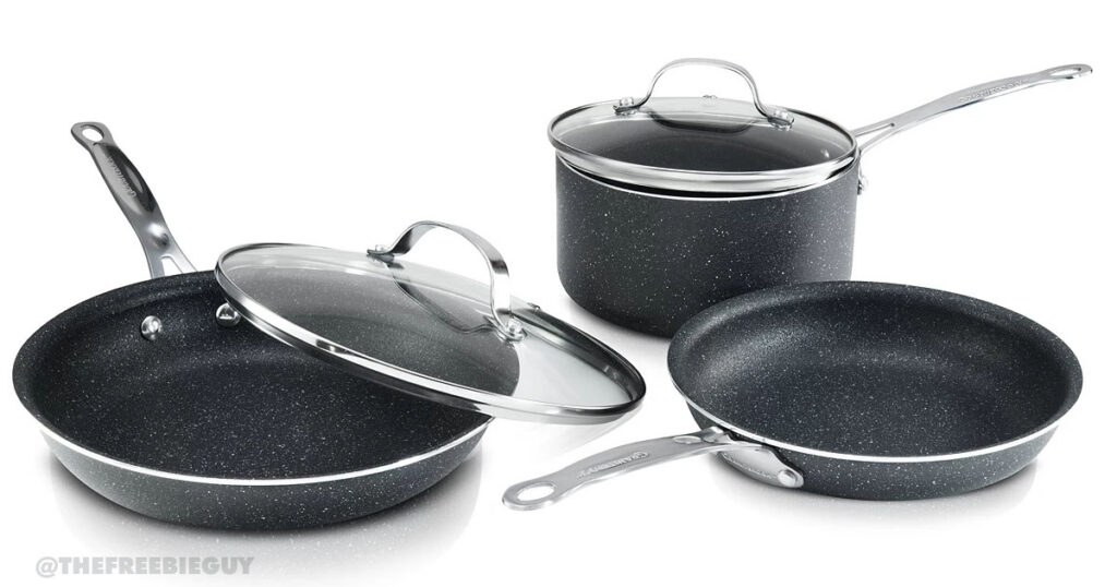 GraniteStone Diamond Piece Non stick Diamond Infused Coating Cookware Set