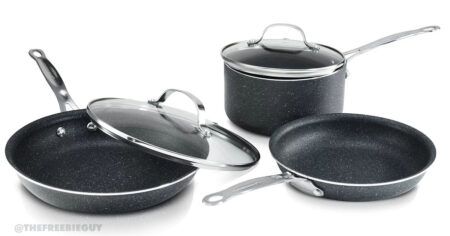 GraniteStone Diamond Piece Non stick Diamond Infused Coating Cookware Set