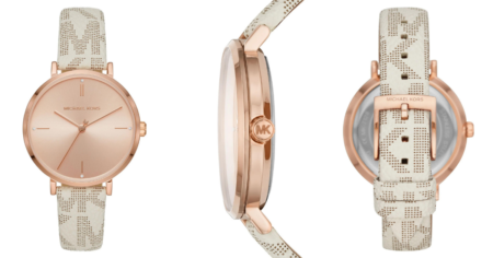 MK JAYNE MONOGRAM BUCKLE mm WATCH