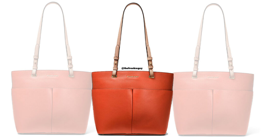 Michael Kors Bedford Pebble Leather Pocket Tote