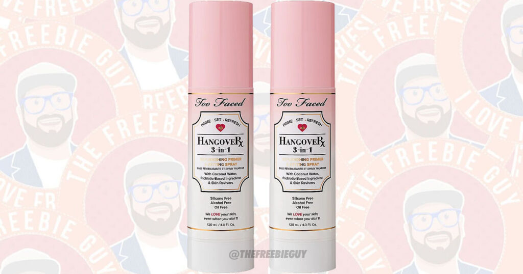 Too Faced Hangover in Primer Setting Spray Duo